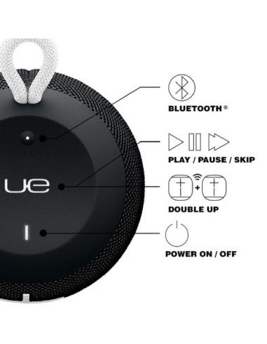 Ultimate Ears UE Wonderboom Altavoz Inalámbrico Acuático Negro