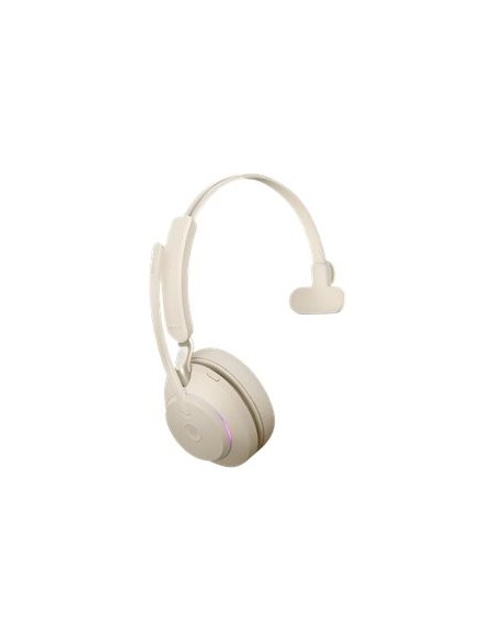 Oferta Jabra Evolve2 65 ms mono auriculares diadema beige