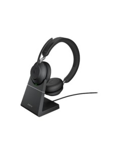 Auriculares Jabra Evolve2 65 HS+Stand MS Stereo Negro kiwiku 2