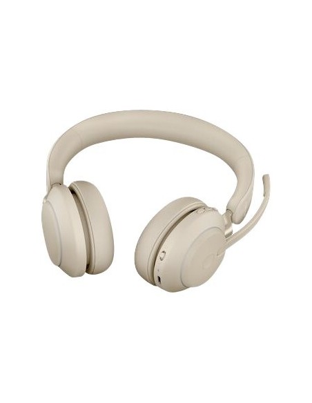 Oferta Auriculares Jabra Evolve2 65 HS+Stand UC Stereo Beige