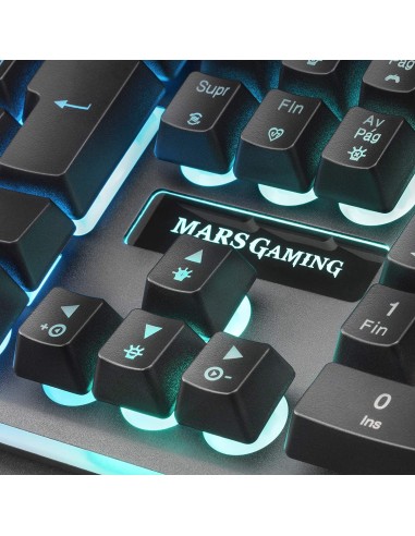Teclado mars gaming hibrido mecanico red switch rgb MK320ES