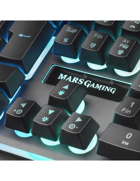 Teclado mars gaming hibrido mecanico red switch rgb MK320ES
