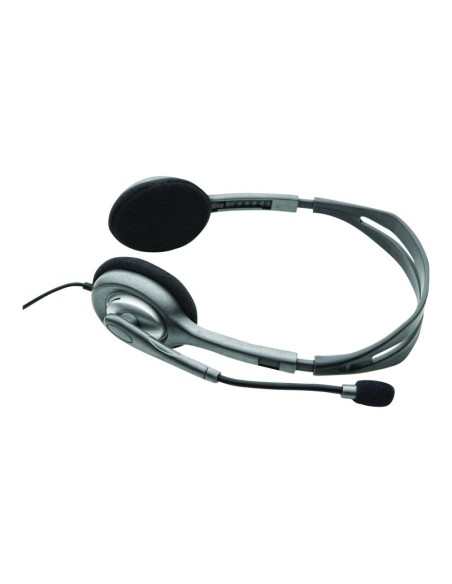 Auriculares LOGITECH H110 Negro Con Micrófono Alámbrico - Sonido Claro y Cómodo  