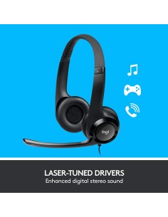 Comprar Auriculares con microfono Logitech USB H390 kiwiku 2