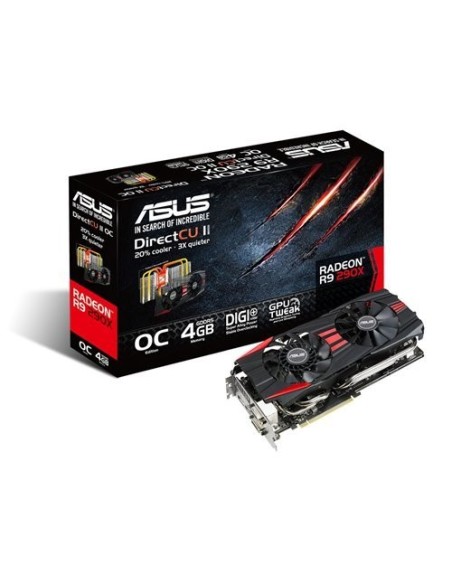 Asus R9290X-DC2OC-4GD5 - Tarjeta gráfica de 4 GB con AMD Radeon R9 290X gddr5 HDMI DVI-D
