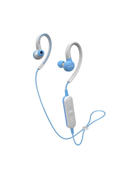 Ofertón Auriculares Deportivos Pioneer SE-E6BY IPX4 con Micrófono Azul