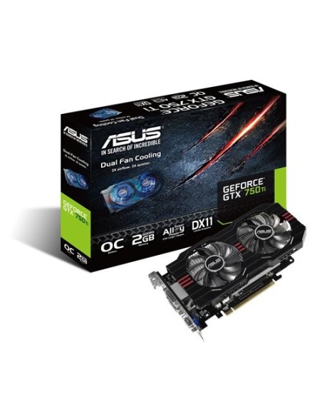 ASUS 90YV05J0-M0NA00 - Tarjeta gráfica con GeForce GTX 750 Ti 2 GB ddr5 sdram