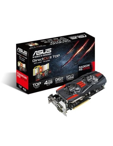 ASUS Radeon R9 270X DirectCU II 4GB Tarjeta gráfica Radeon R9 270X 2560 x 1600 Pixeles AMD 4096Mb