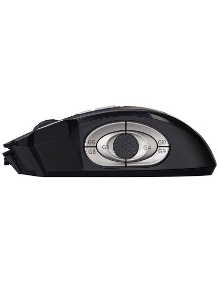 Raton Gaming Scorpion Negro Led Usb 12 Botones G986 8000Dpi.
