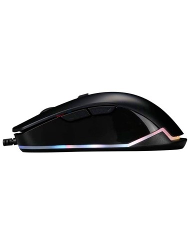 Raton Gaming Scorpion Negro Led Arcoiris Usb M508 3200Dpi