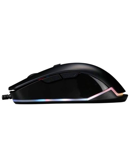 Raton Gaming Scorpion Negro Led Arcoiris Usb M508 3200Dpi