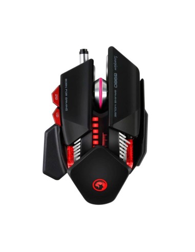 Raton Gaming Scorpion G980 Bk Negro Led Rgb Usb 6 Botones 6000Dpi