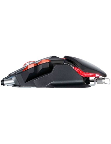 Raton Gaming Scorpion G980 Bk Negro Led Rgb Usb 6 Botones 6000Dpi