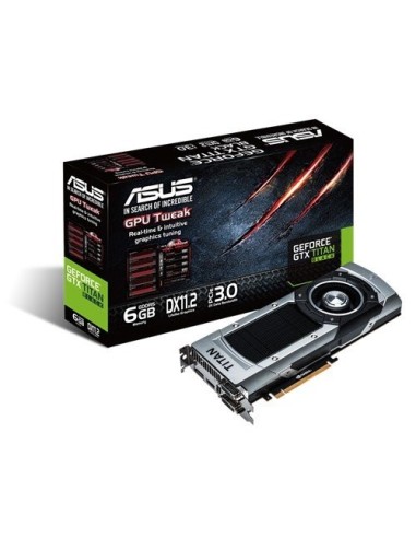 Asus GTXTITANBLACK-6GD5 - Tarjeta gráfica de 6 GB con nVIDIA GeForce GTX TITAN BLACK gddr5 HDMI
