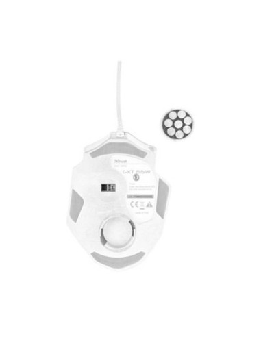 Trust Gxt 155 Camuflaje Blanco Caldor Gaming Mouse 4000 Dpi.
