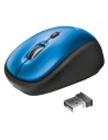 Wireless Mouse Azul 1600 Dpi Funciona Con Pilas