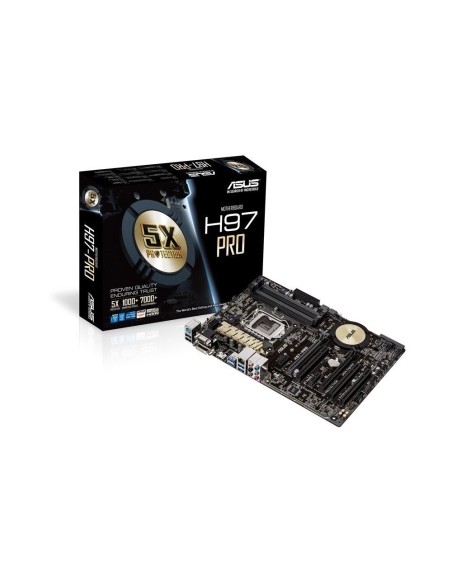 ASUS H97-Pro - Placa base (Intel Socket 1150, H97, ATX): Asustek: Kiwiku.com: Informática