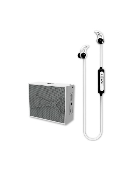 Altec Lansing Urban Sound Pack Auriculares+ Altavoz Blanco Inalámbrico Bluetooth
