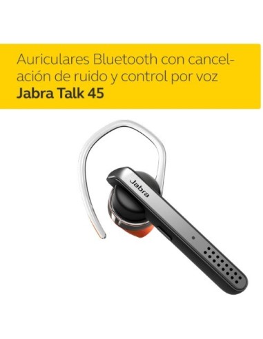 Auricular jabra Bluetooth talk 45 Plata 100-99800900-60