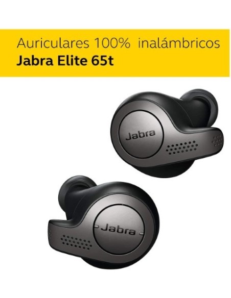 Ofertón Jabra Elite 65t auriculares wireless negro y titanio