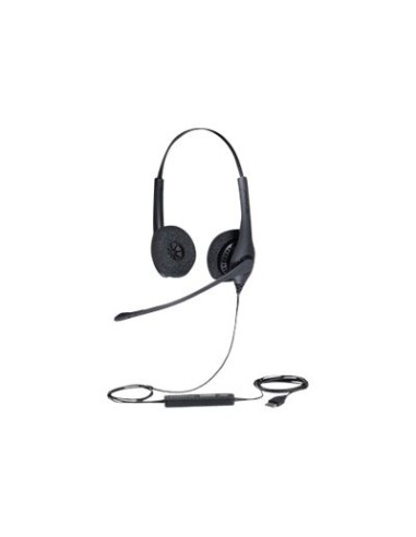 Jabra Auricular Micrófono BIZ 1500 Duo USB Diadema Negro