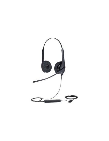 Jabra Auricular Micrófono BIZ 1500 Duo USB Diadema Negro