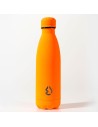 Botella naranja fluor water revolution 500ml