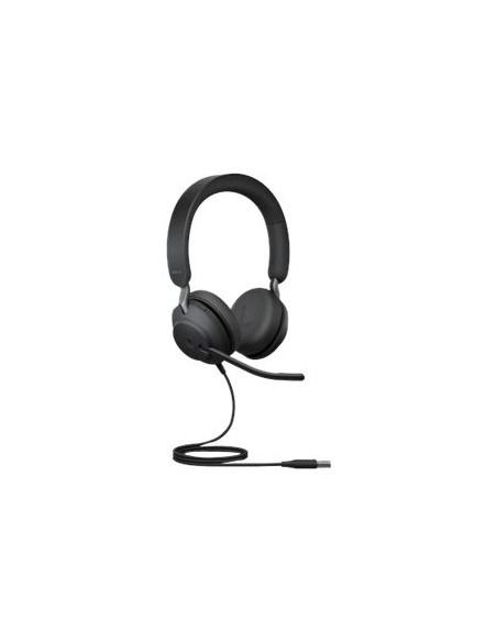 Jabra Auriculares Evolve2 40 MS Stereo Diadema Negro