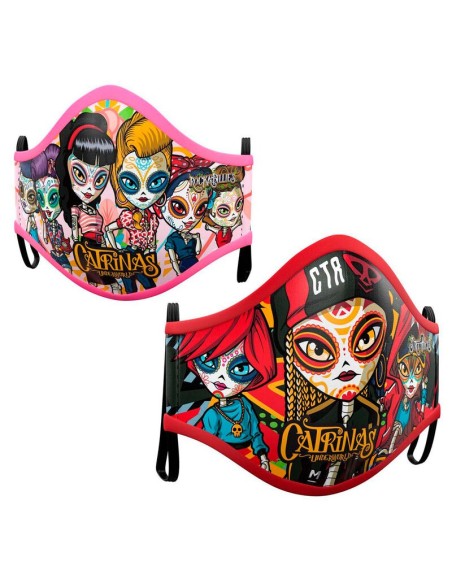 Mejor Precio en   Pack 2 mascarillas catrinas surtido juvenil