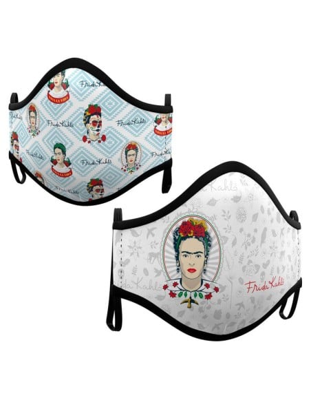 Oferta -   Pack 2 mascarillas frida kahlo surtido adulto