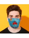 Mascarilla reutilizable game over l