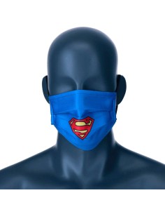Ofertón WARNER BROS.  Mascarilla superman dc comics adulto