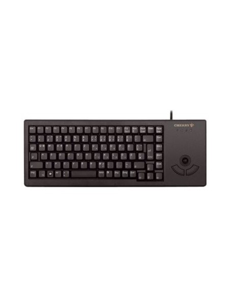 Teclado Cherry XS Trackball Raton Integrado Compacto USB Negro