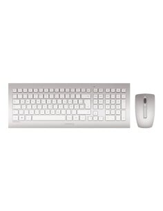 Cherry Kit Teclado y Ratón Inalámbrico 2.4 GHz Español Plata