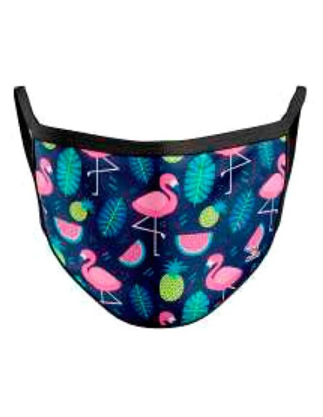 Ofertón MASKFY  Mascarilla reutilizable flamencos adulto