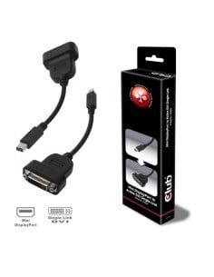 Club3D CAC-1152 - Adaptador mini DisplayPort a DVI, negro