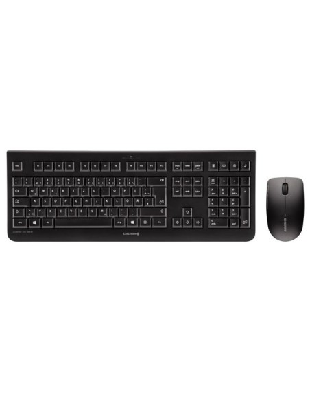 pack de teclado y ratón inalámbricos cherry dw 3000 negro