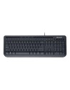 Teclado Microsoft Wired Keyboard 600 Español QWERTY Negro