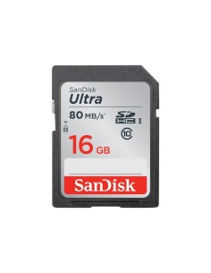 Comprar Sandisk Tarjeta Ultra SDHC 16GB 80MB/s Class 10 UHS-I