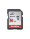 Tarjeta Sandisk Ultra SDHC 16GB 80MB/s Class 10 UHS-I