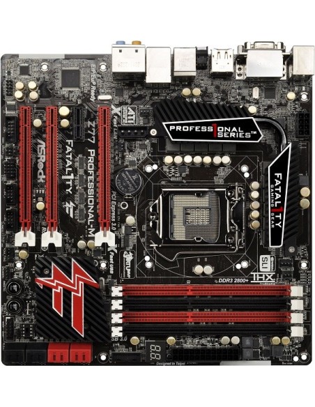 Asrock Z77 Professional-M -Placa base 1155 z77 matx