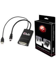 Club3D CAC-1150 - Adaptador de vídeo Mini DisplayPort a DVI-D