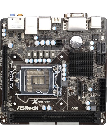 Asrock H77M-ITX - Placa base DDR3-SDRAM DIMM s1155 h77 mitx
