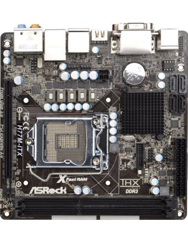 Asrock H77M-ITX - Placa base DDR3-SDRAM DIMM s1155 h77 mitx