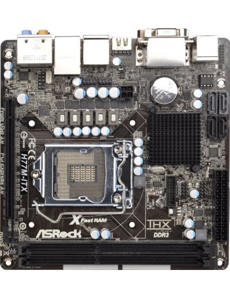 Asrock H77M-ITX - Placa base DDR3-SDRAM DIMM s1155 h77 mitx