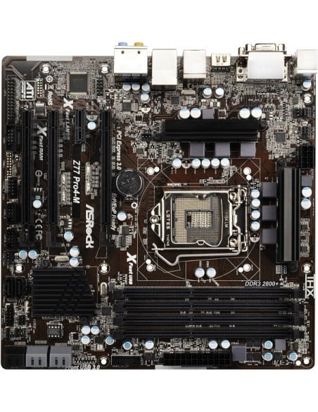 Asrock Z77 Pro4-M - Placa base s1155 z75 matx