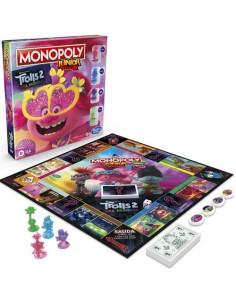 Oferta - Hasbro  Juego monopoly junior trolls world tour 2