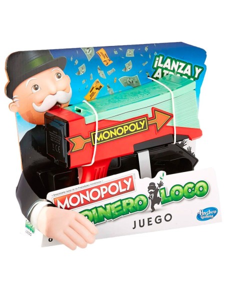 Ofertón Hasbro  Juego monopoly dinero loco