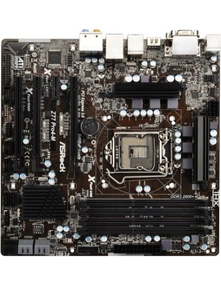 Asrock Z77 Pro4-M - Placa base s1155 z75 matx