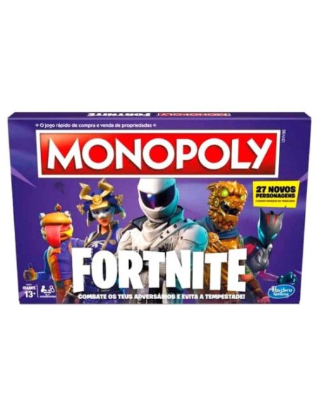 Ofertón Hasbro  Juego monopoly fortnite portugues